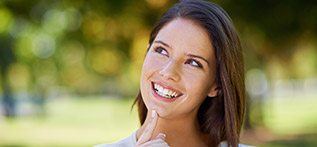 Woman with gorgeous smile