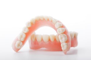 Image of complete dentures for tooth loss.